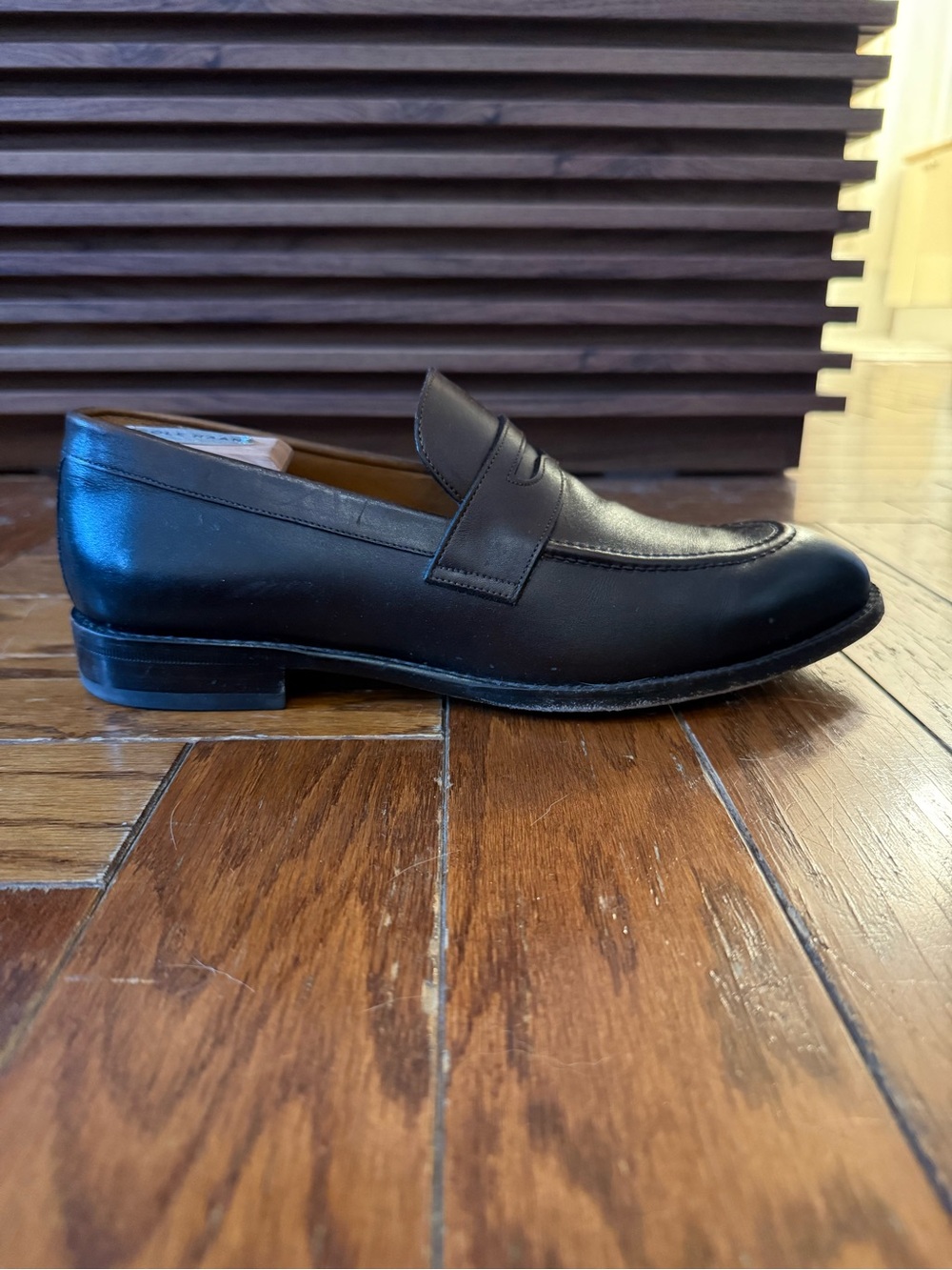 Beckett Simonon Cohen Loafer Brown Leather Penny Loafers for Men sz 8.5